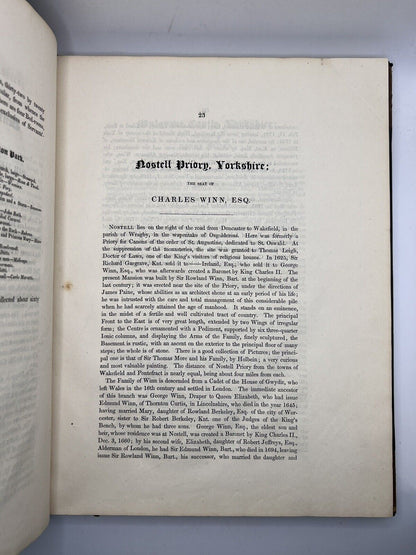 Jones' Views of the Seats, Mansions, Castles of Noblemen & Gentlemen 1829 First Edition