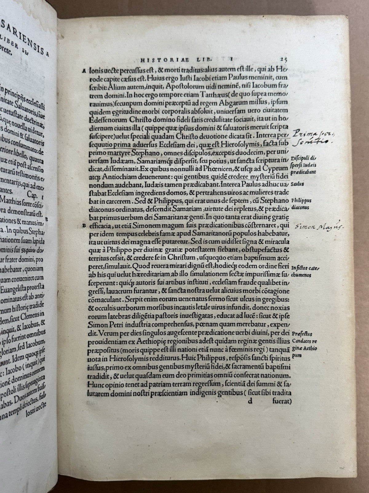 Eusebius' Church History 1544 Froben Press