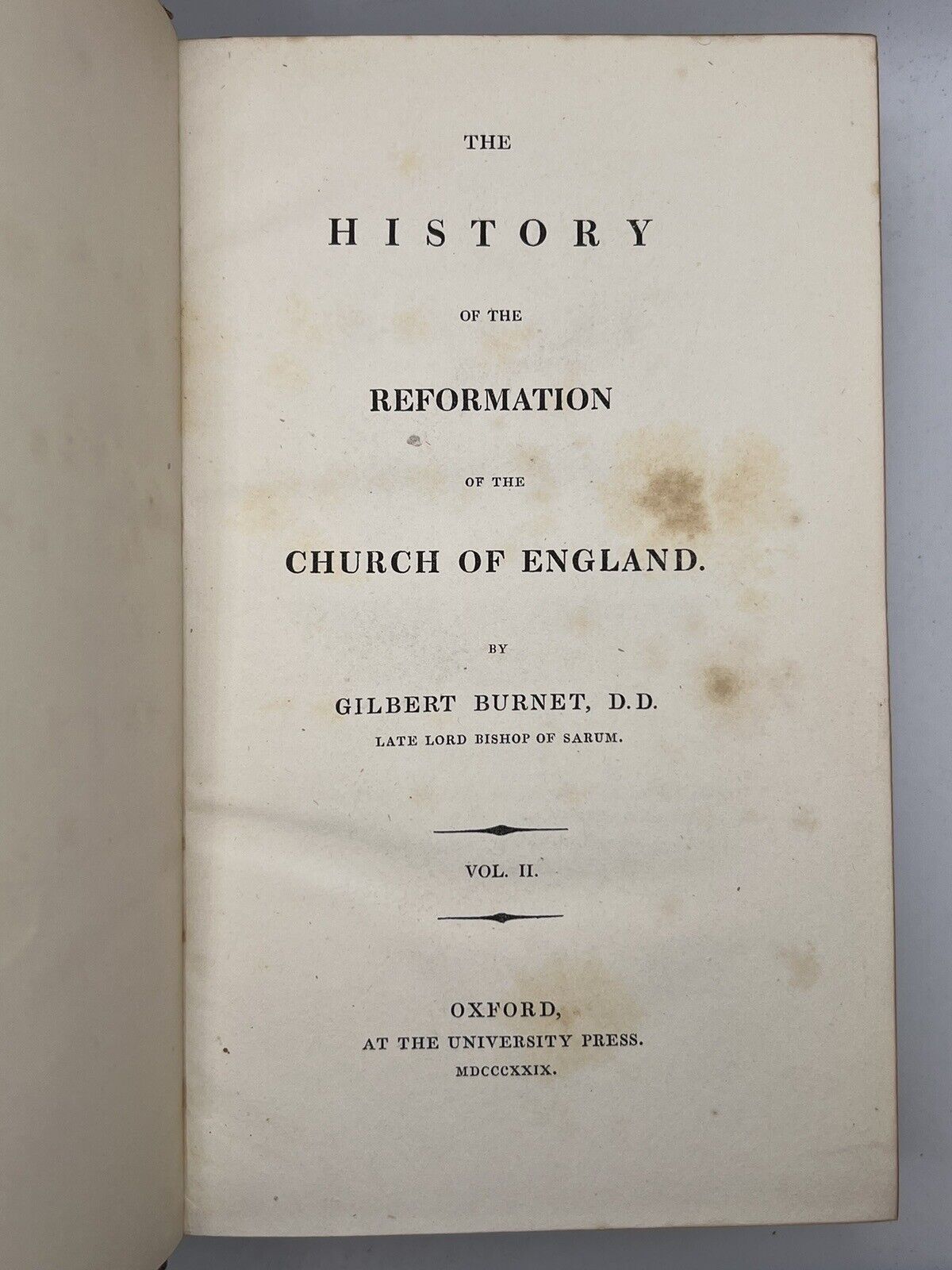 The History of the Reformation by Gilbert Burnet 1829