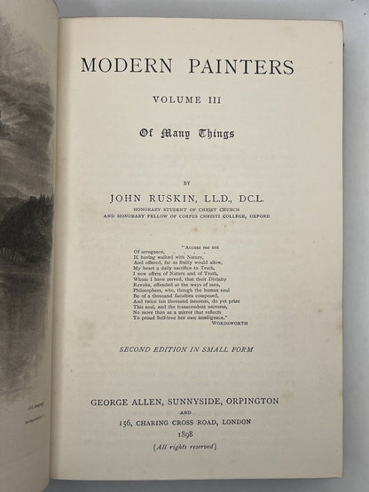 The Works of John Ruskin 1896-99