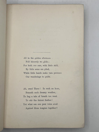 Alice in Wonderland by Lewis Carroll 1867 First Edition Original Cloth