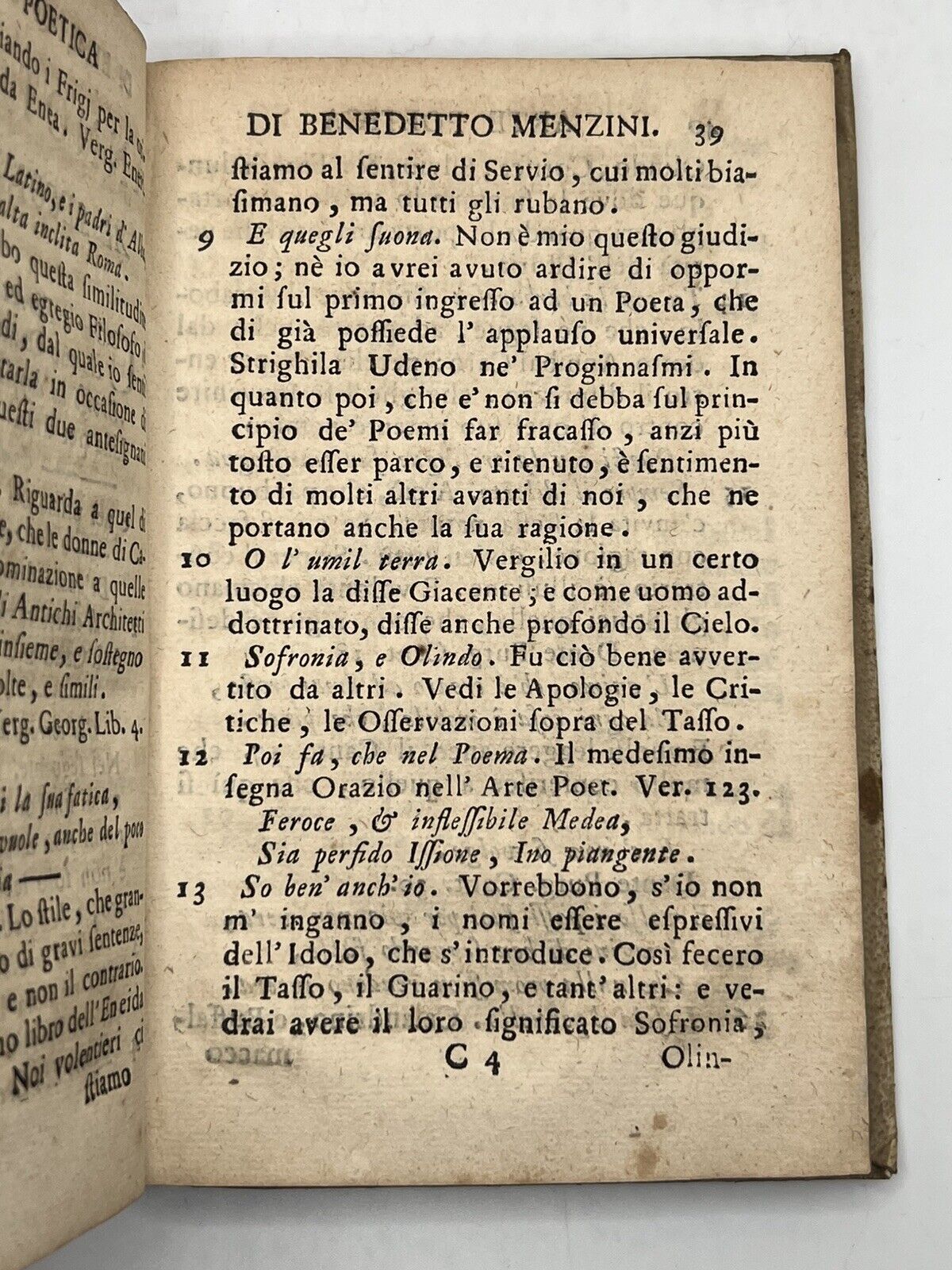 The Art of Poetry by Benedetto Menzini 1728