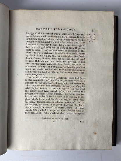 The Life of Captain James Cook by Andrew Kippis 1788 First Edition