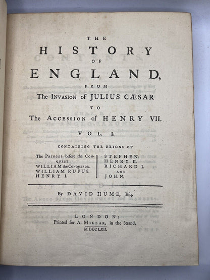 The History of England by David Hume First Edition