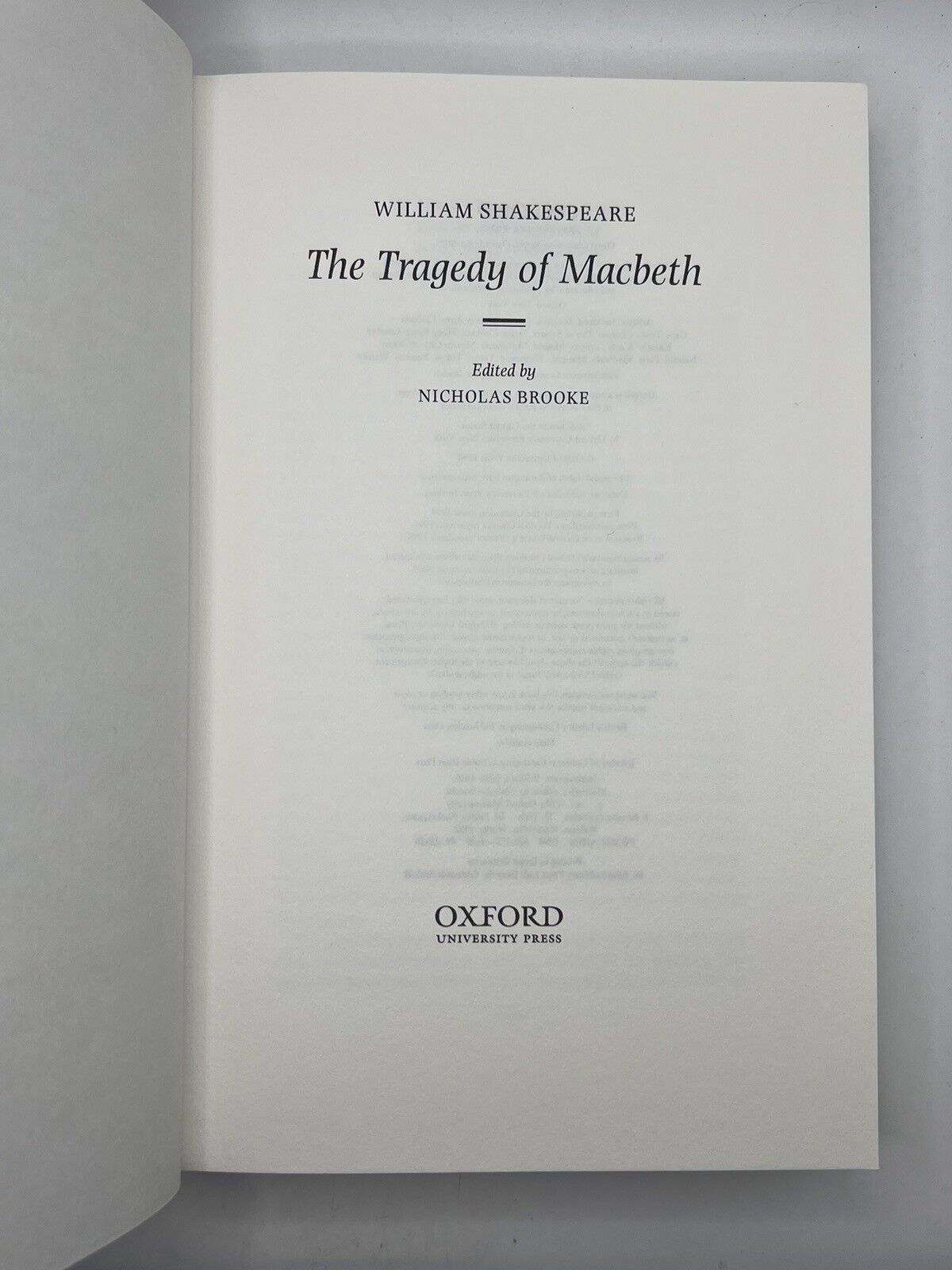 Macbeth by William Shakespeare 2007 Folio Society, The Letterpress Shakespeare No.663