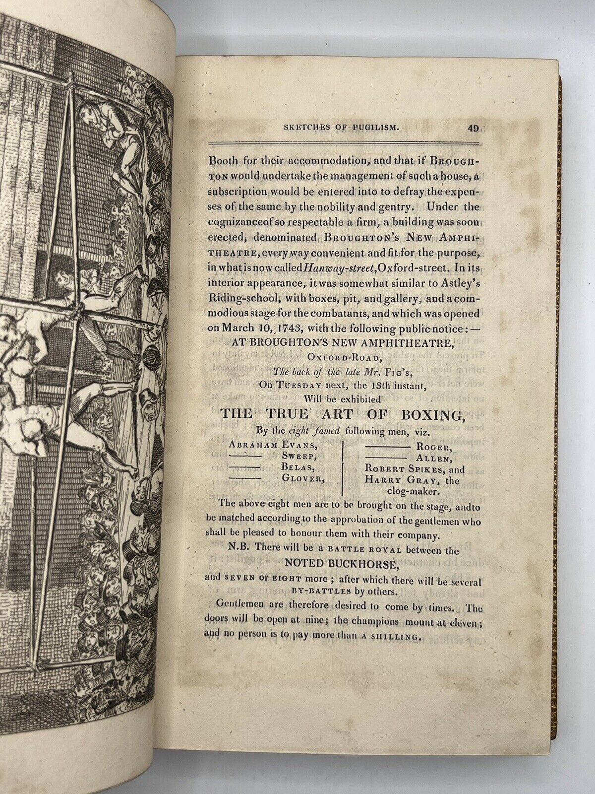 The History of Boxing by Pierce Egan; Boxiana 1823-1829