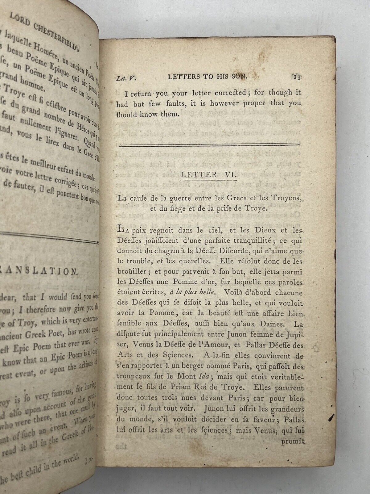 Letters Written by Philip Dormer Stanhope, Earl of Chesterfield 1792