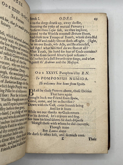 The Poems of Horace 1680