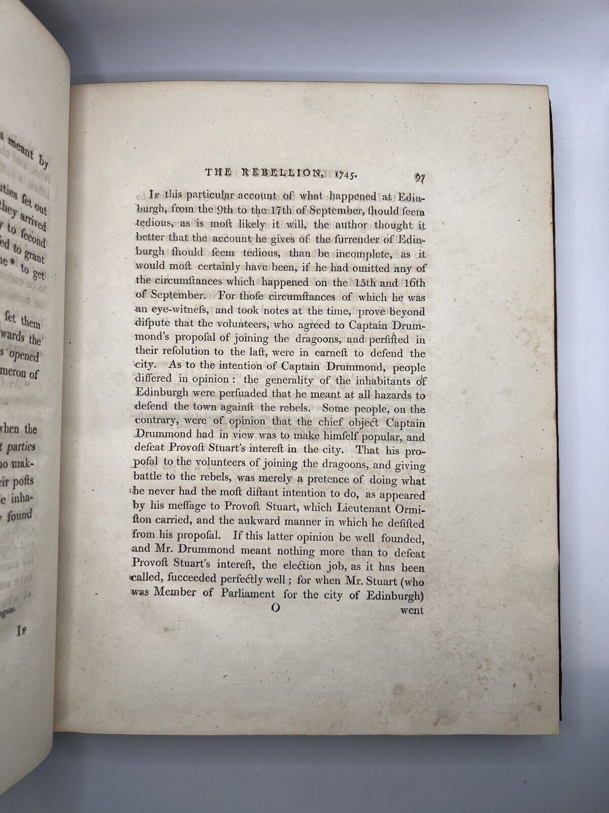 The History of the Rebellion by John Home 1802 First Edition