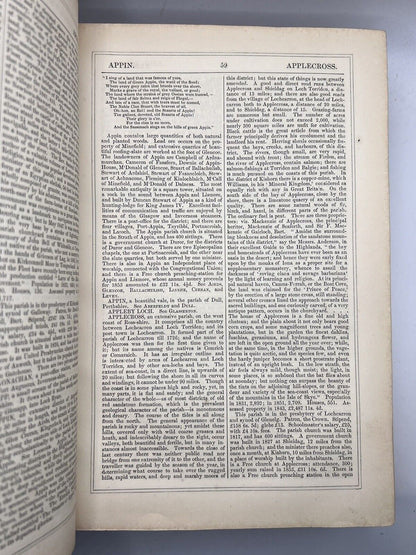 The Imperial Gazetteer of Scotland by Rev. John Marius Wilson 1857 Topography