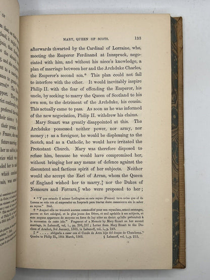 The History of Mary Queen of Scots by F. A. Mignet 1851