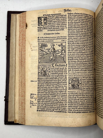 Biblia Latina 1514; Illustrated Post-Incunable Octavo Bible