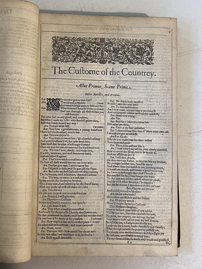 The First Folio of Beaumont & Fletcher 1647