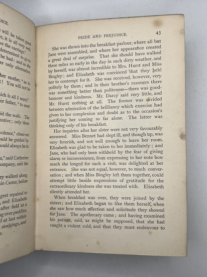 Pride and Prejudice by Jane Austen 1894 First Peacock Edition