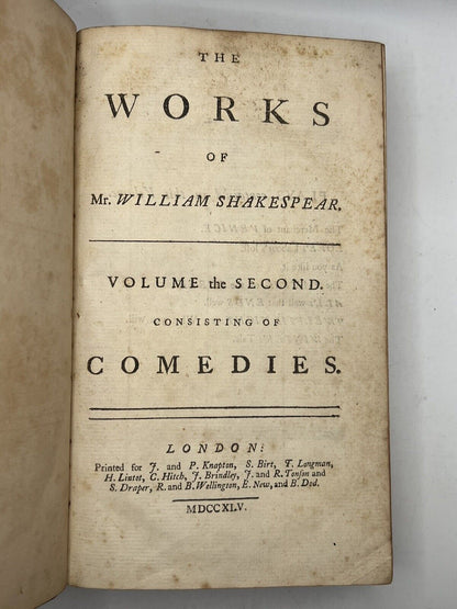 The Works of William Shakespeare 1745