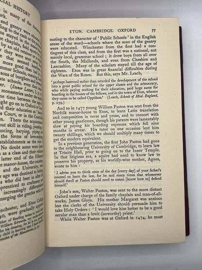 The Social History of England by G. M. Trevelyan 1947