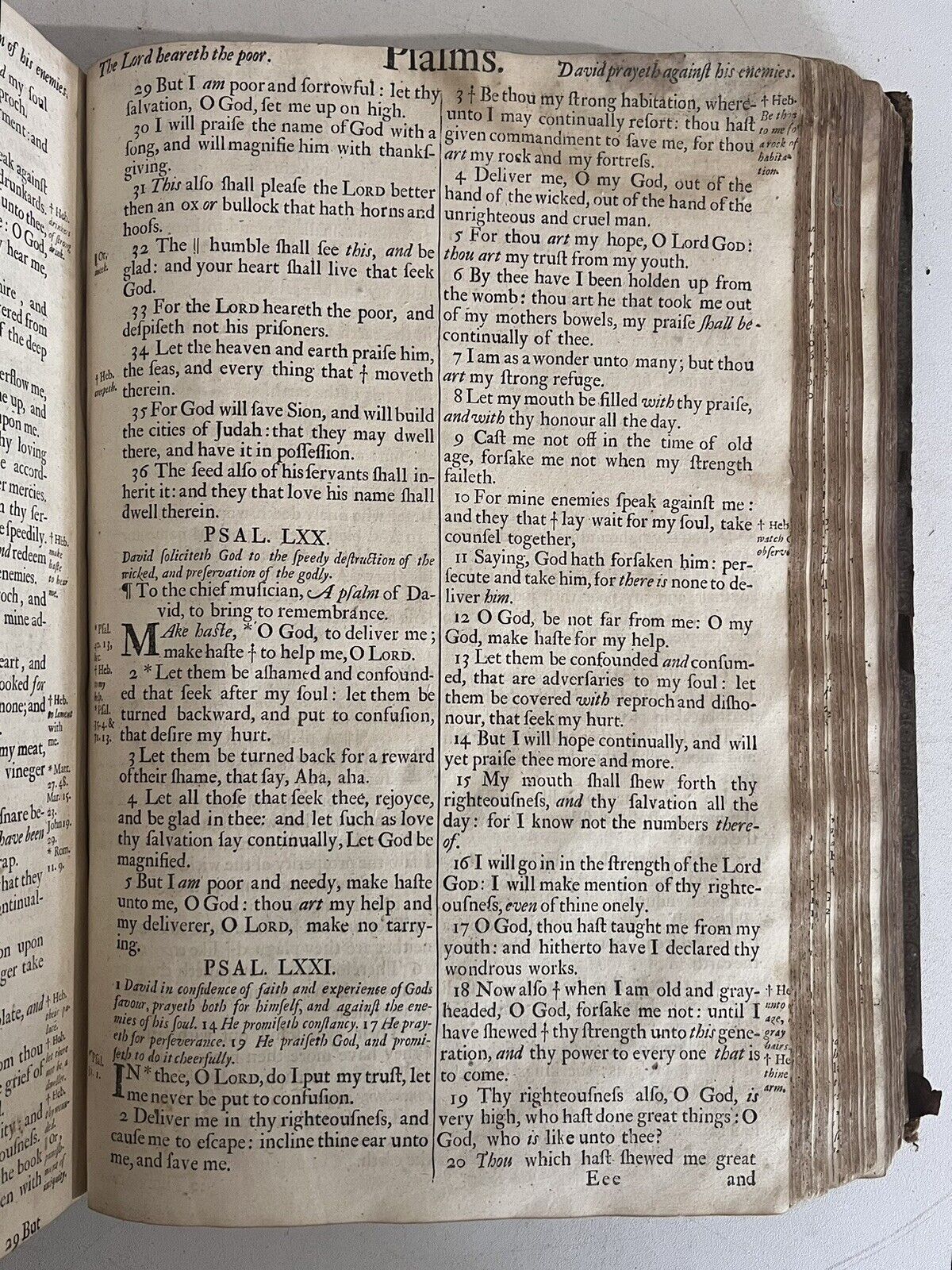 Antique King James Bible 1685