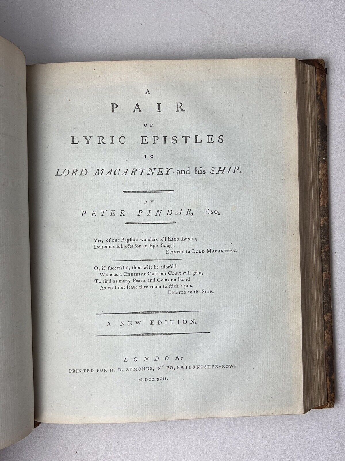 The Collected Works of Peter Pindar 1780-94