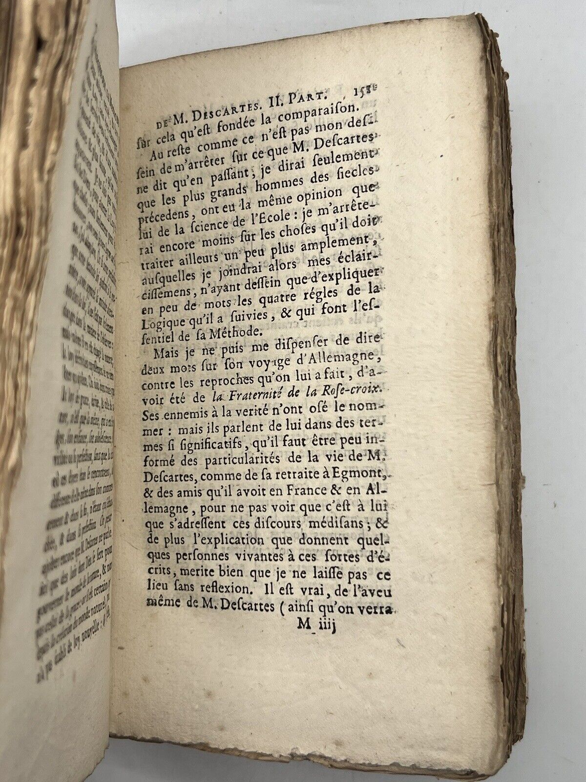 Rene Descartes 1668 Discourse on Method Third Ed & First Edition Mechanics