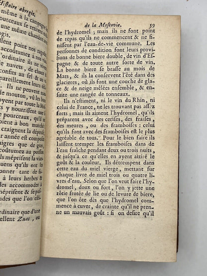 The History of Russia by Jean Perry 1717 First Edition