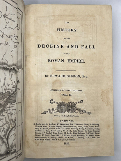 The History of the Decline and Fall of the Roman Empire by Edward Gibbon 1825