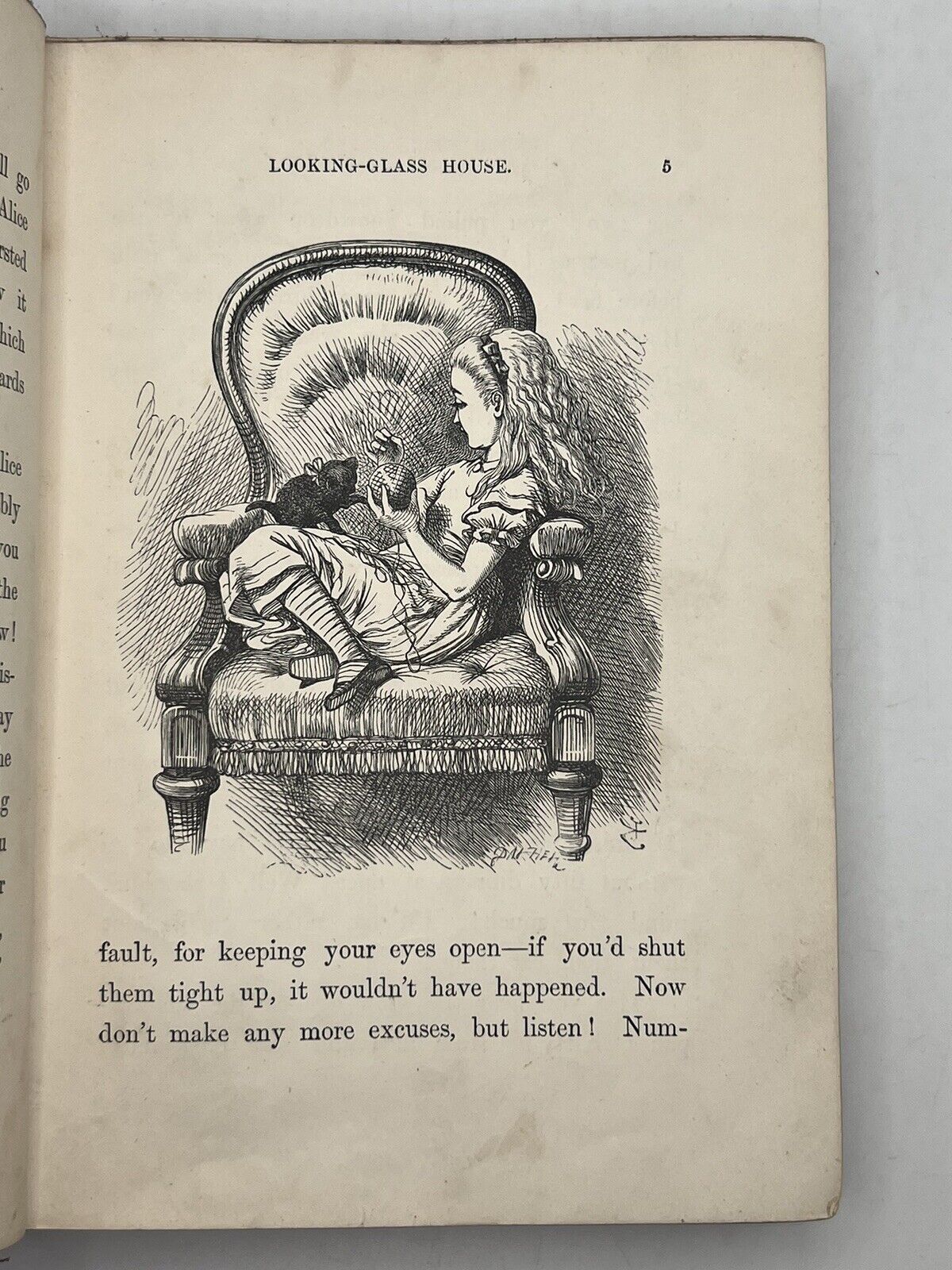 Through the Looking Glass by Lewis Carroll 1872 First Edition First Impression