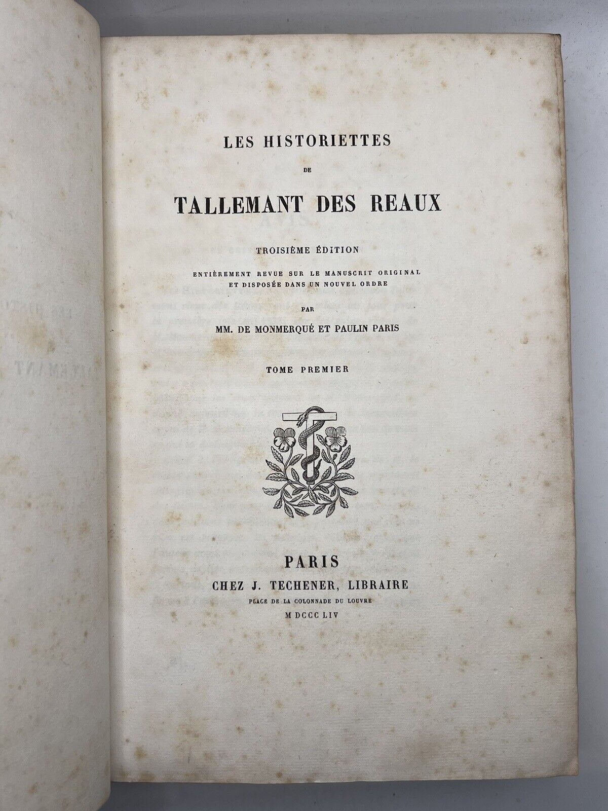 Tallemant's Biographies 1854-60 Zaehnsdorf