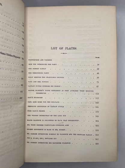 Dombey and Son by Charles Dickens 1848 First Edition First Impression