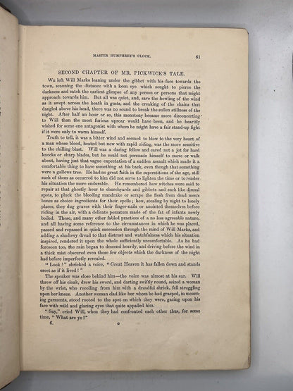 Master Humphrey's Clock by Charles Dickens 1840-41 First Edition Original Cloth