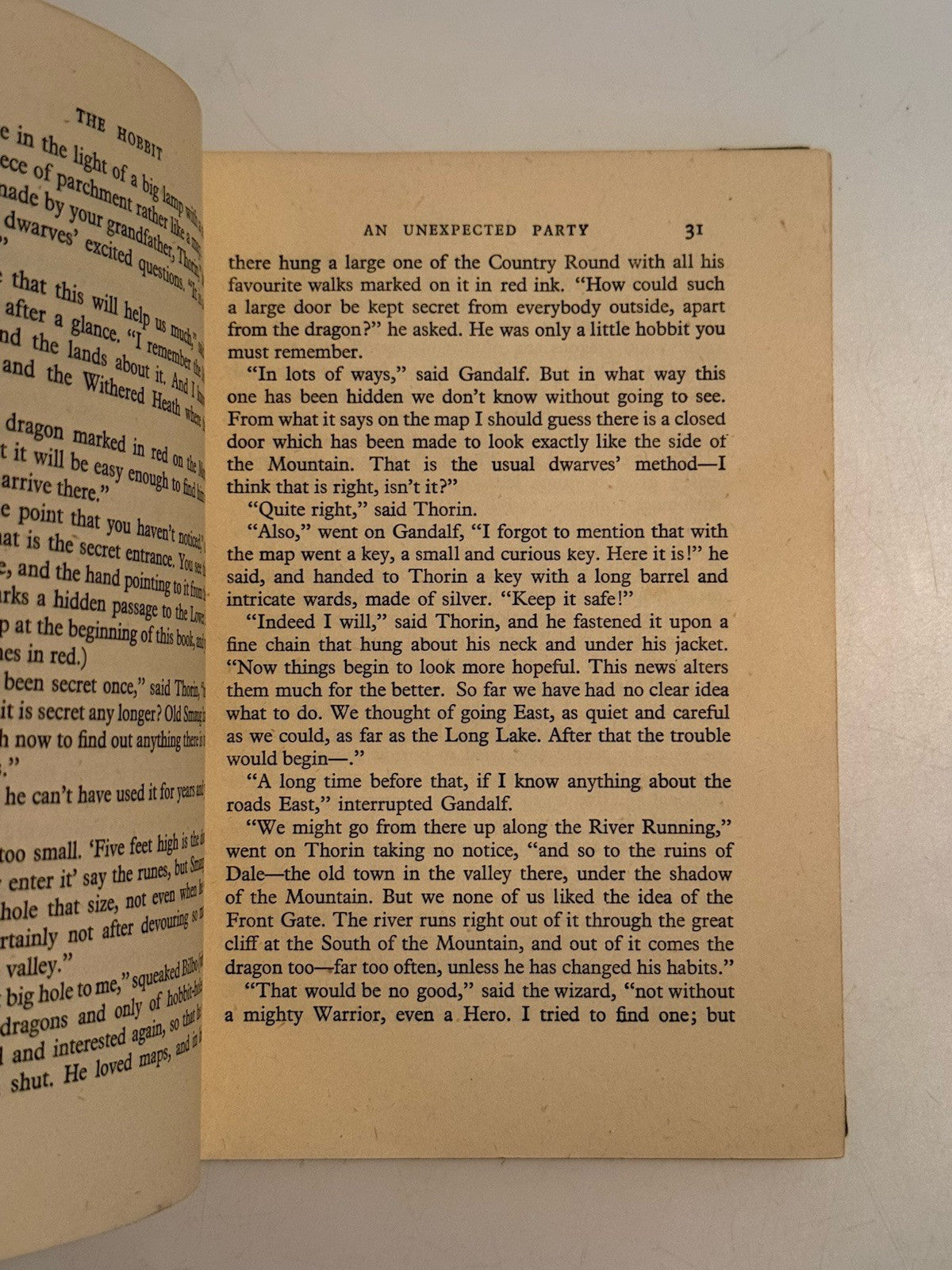 The Hobbit by J.R.R. Tolkien 1942 First Edition Third Impression