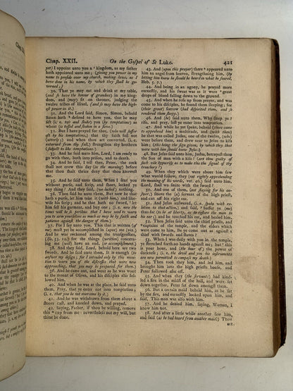 Whitby's New Testament 1761