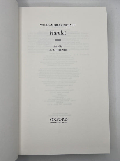 Hamlet by William Shakespeare 2007 Folio Society The Letterpress Shakespeare No. 2285