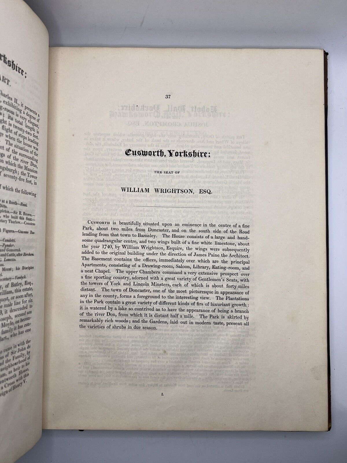 Jones' Views of the Seats, Mansions, Castles of Noblemen & Gentlemen 1829 First Edition