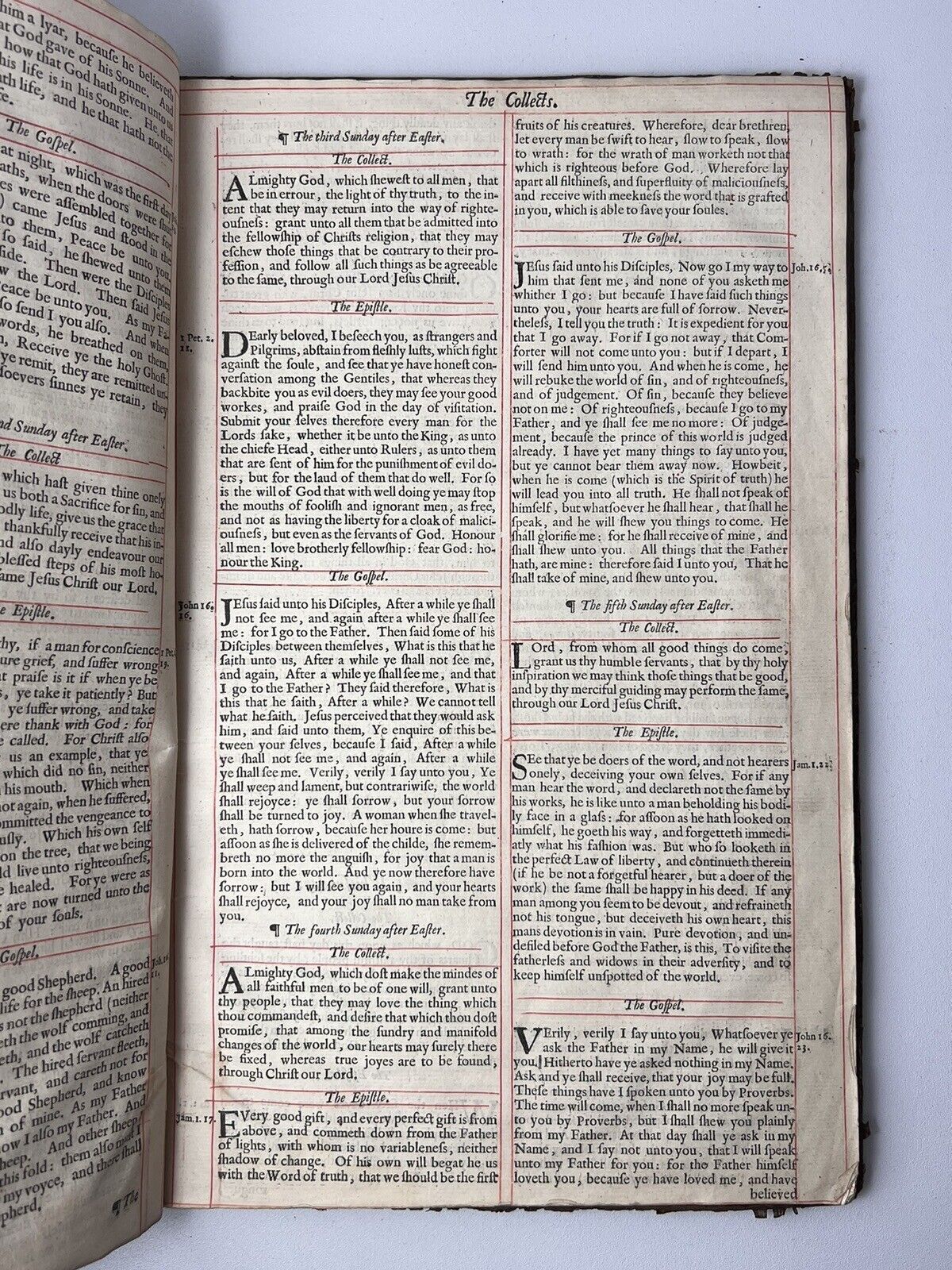 Book of Common Prayer 1660 with Psalms of David