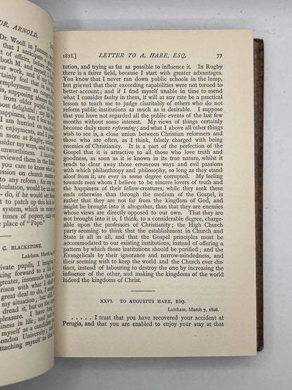 The Life of Thomas Arnold by Arthur Stanley 1881