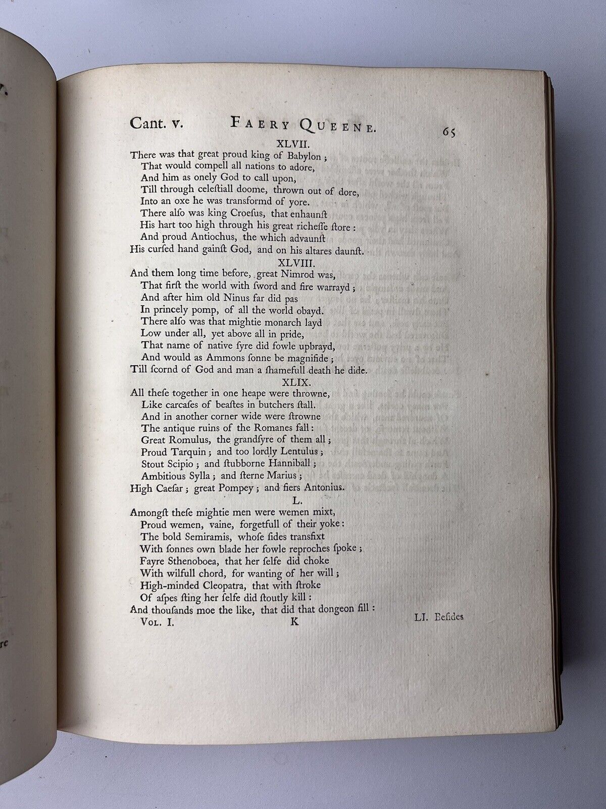 The Faerie Queene by Edmund Spenser 1758 John Upton Edition