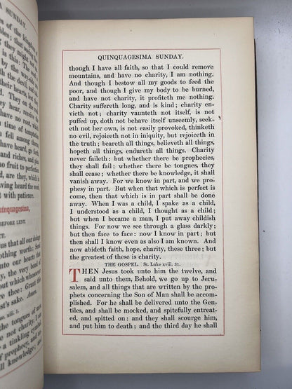 Antique Book of Common Prayer 1854