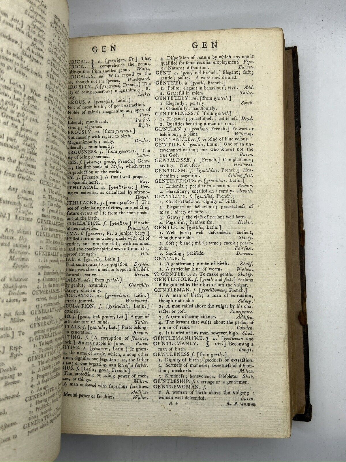 A Dictionary of the English Language by Samuel Johnson 1794