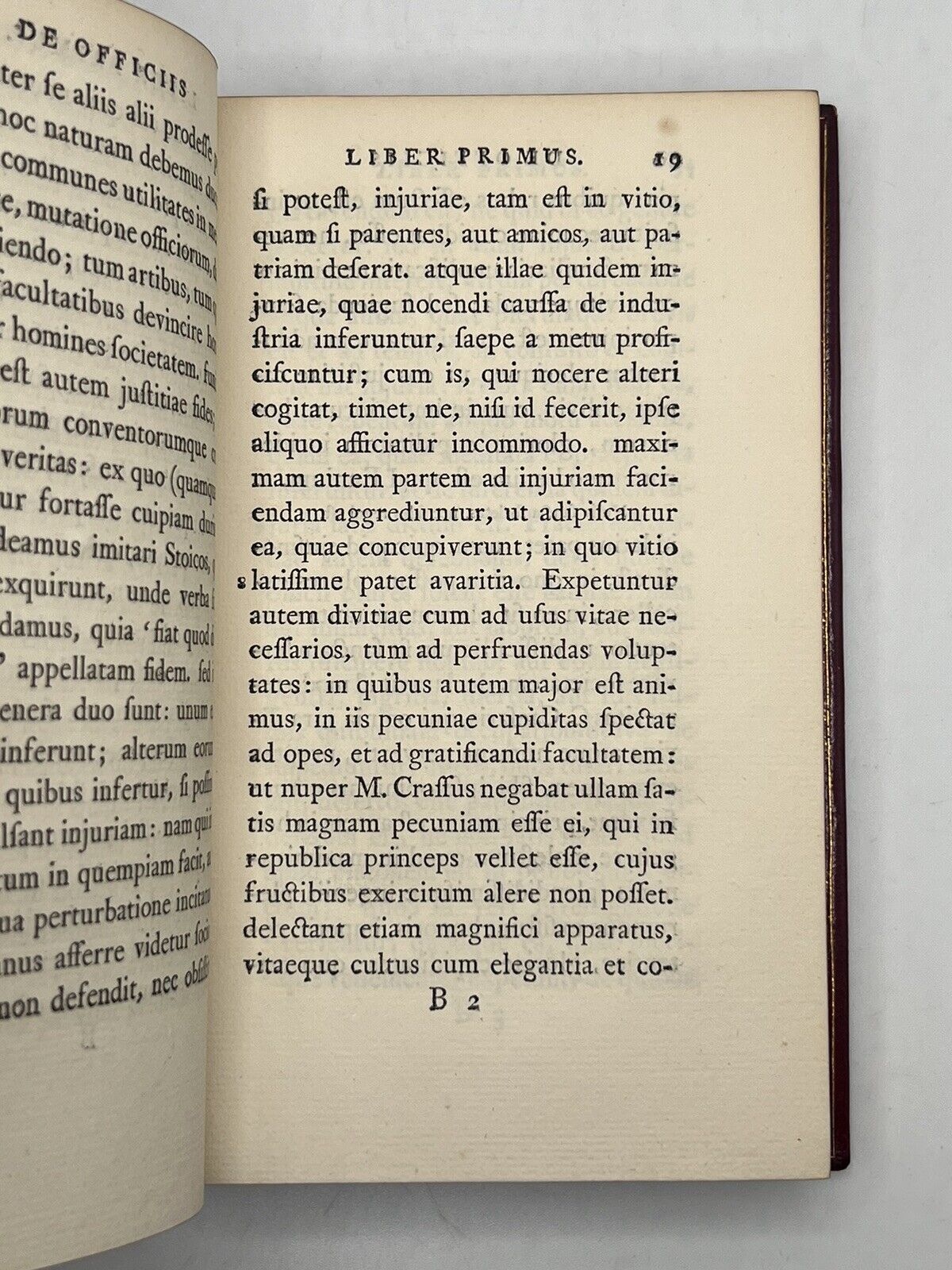 De Officiis by Cicero 1757 Foulis Press