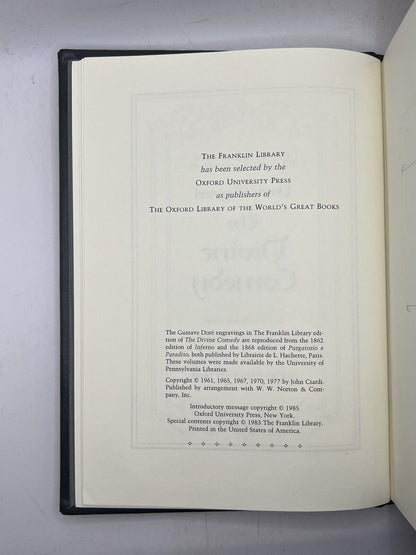 Dante's Divine Comedy Franklin Library Oxford Classics