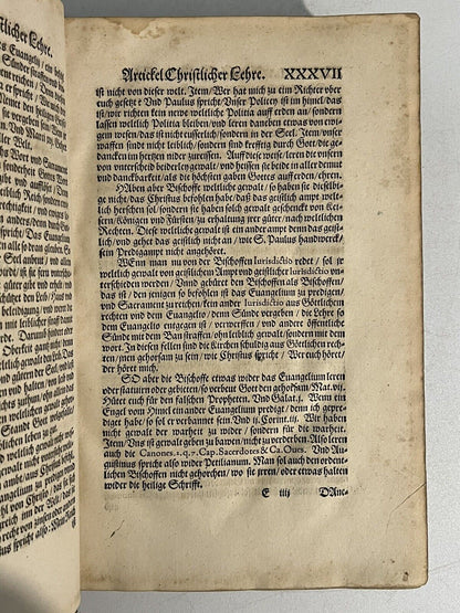 Melanchthon's Corpus Doctrinae Christianae 1559 True First Edition