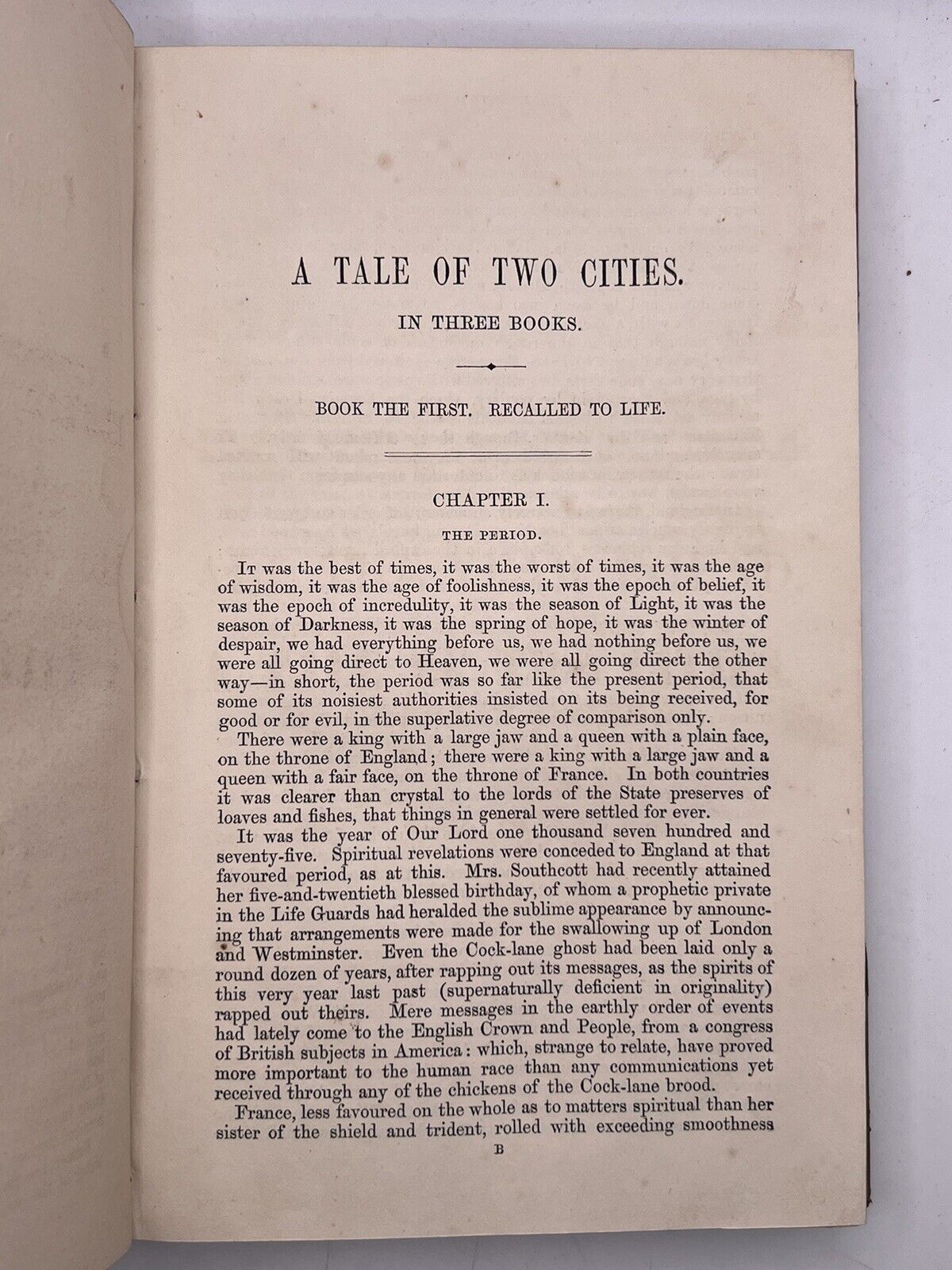 A Tale of Two Cities by Charles Dickens 1859 First Edition