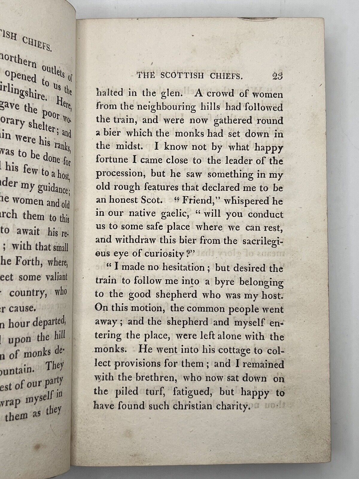 The Scottish Chiefs, a Romance by Jane Porter 1810 First Edition