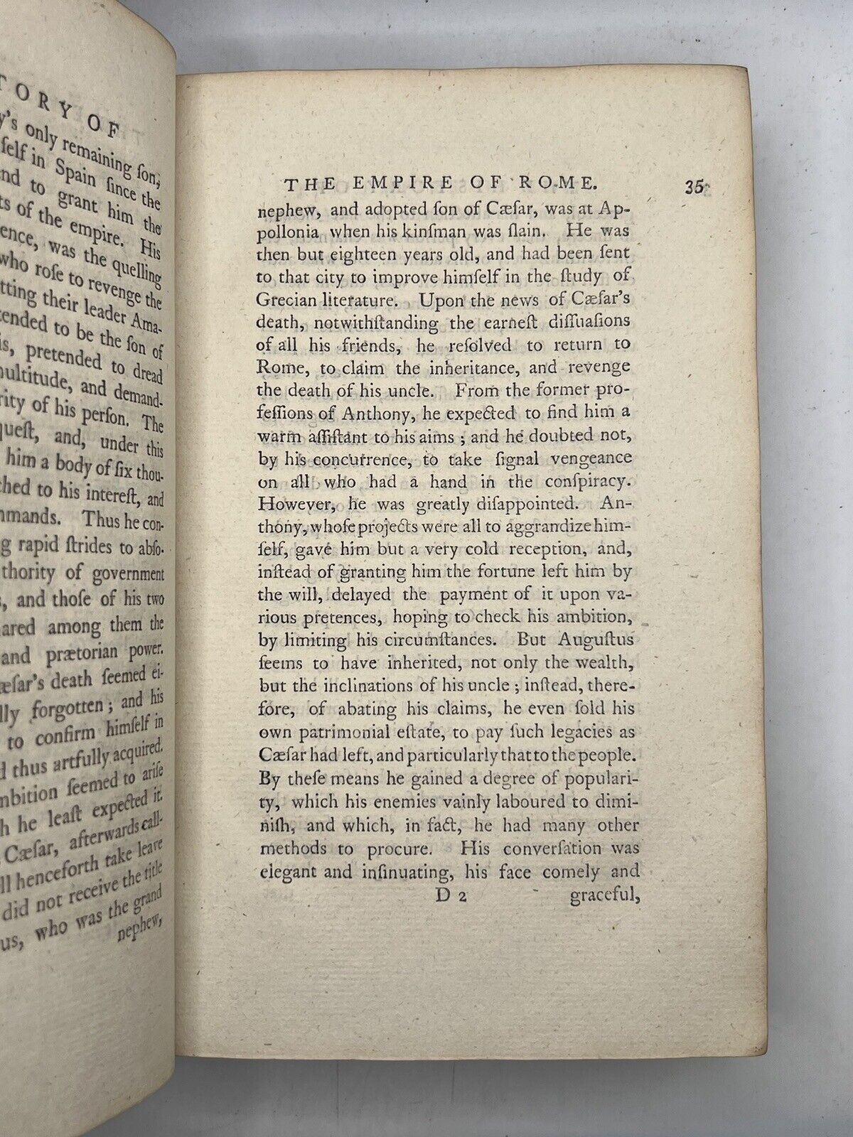 The History of Ancient Rome by Oliver Goldsmith 1769 First Edition