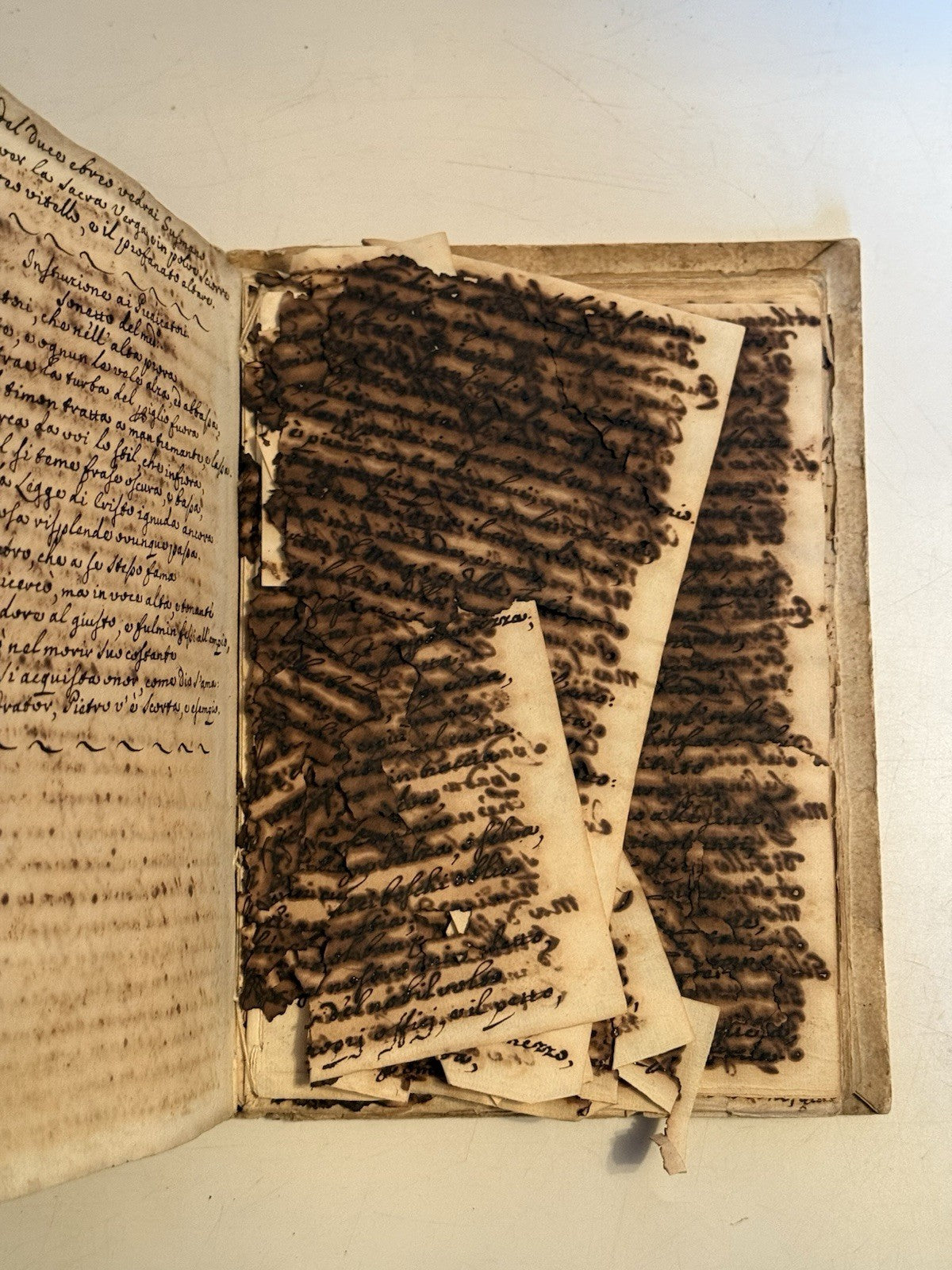 Italian Manuscript Book of Giuseppe Pozzi c1750-75