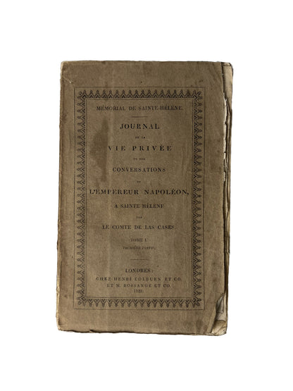 Memorial of Saint Helena by Napoleon 1823 First Edition