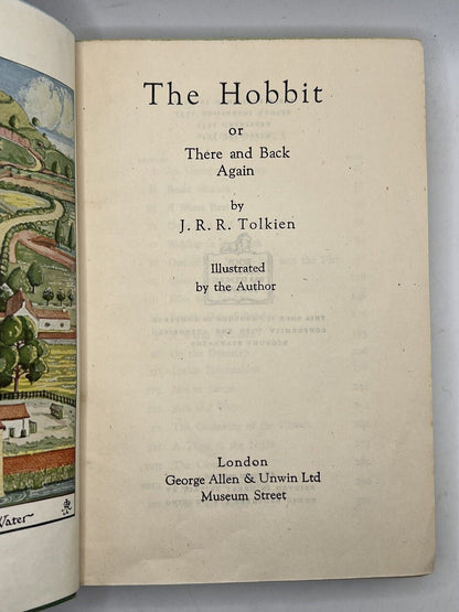 The Hobbit by J. R. R. Tolkien 1946 First Edition Fourth Impression