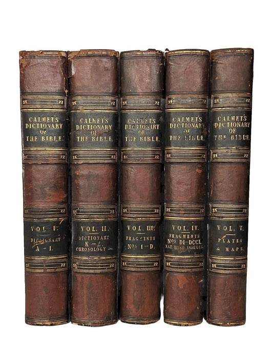 Calumet's Dictionary of the Holy Bible by Charles Taylor 1841