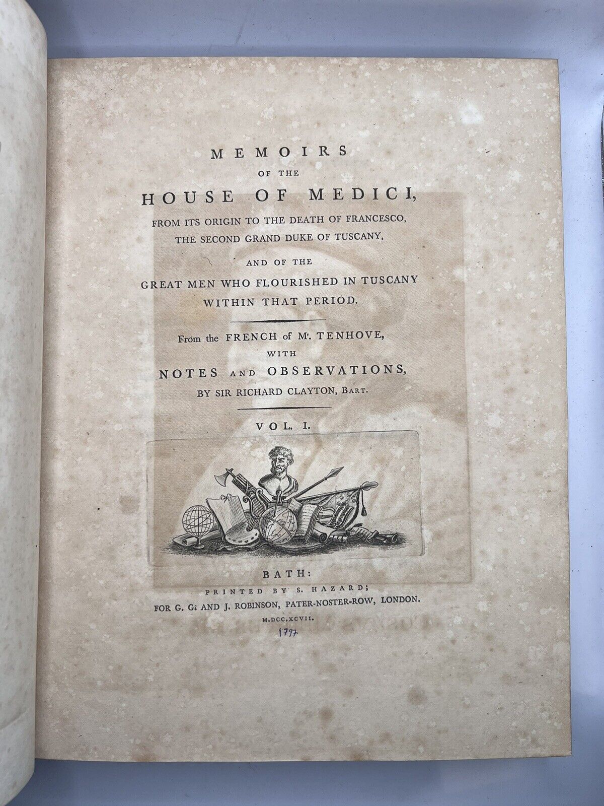 Memoirs of the House of Medici 1797