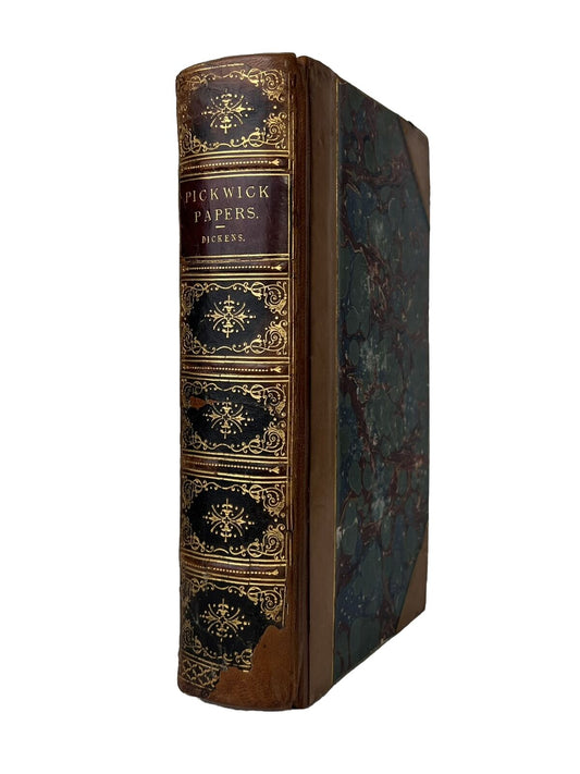 The Pickwick Papers by Charles Dickens 1837 First Edition Early State Buss Plates